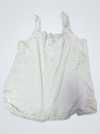 White Lace Trim Camisole