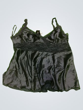 Black Satin Camisole