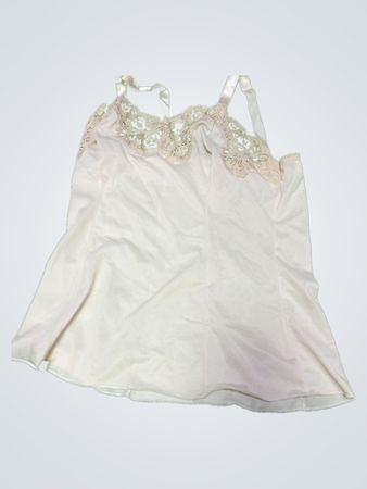 White Lace-Trimmed Camisole