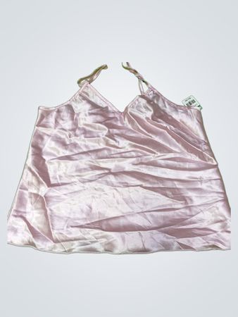 Pink Satin Camisole