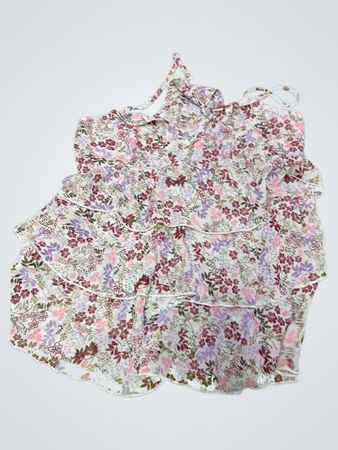Floral Ruffled Top