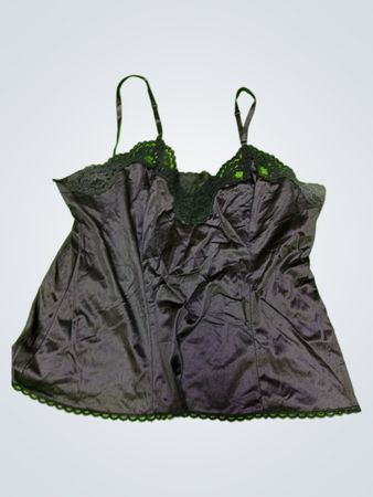 Black Lace Trim Camisole