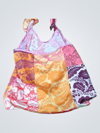 Floral Patchwork Halter Top