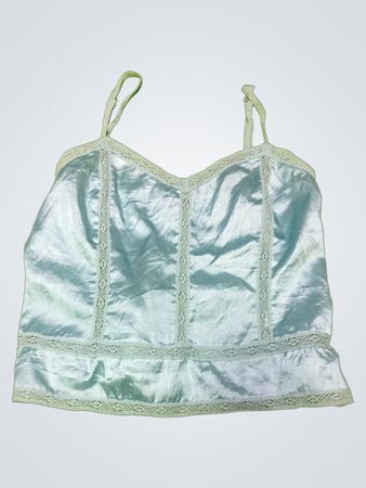 Light Blue Satin Camisole