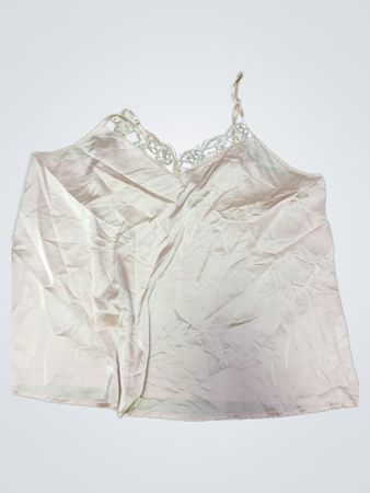 White Lace Trim Camisole