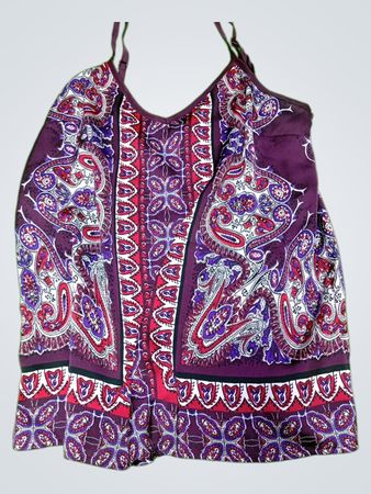 Paisley Pattern Tank Top