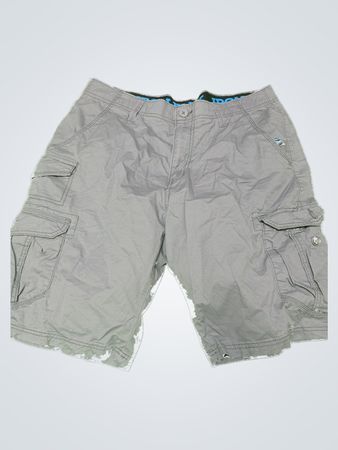 Gray Cargo Shorts