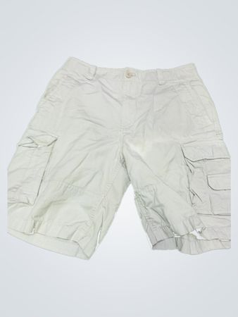 White Cargo Shorts