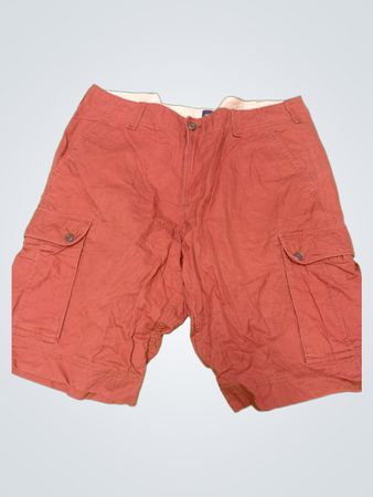 Red Cargo Shorts