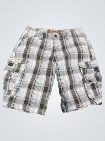 Lee Plaid Cargo Shorts
