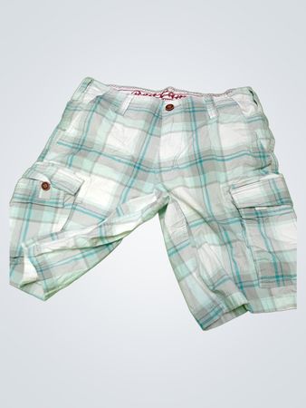 Red Carter Plaid Shorts