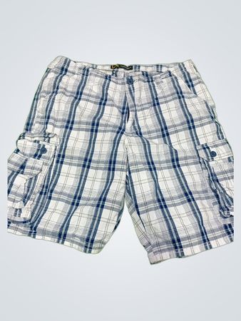 Lee Plaid Cargo Shorts