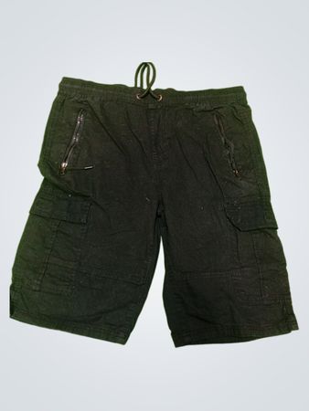 akdmks Black Cargo Shorts