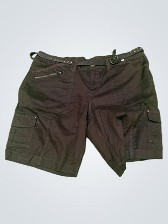 Black Cargo Shorts