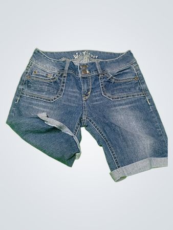 Blue Denim Shorts