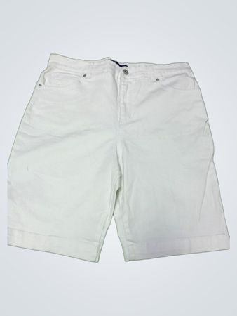 White Denim Shorts