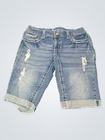Blue Denim Shorts
