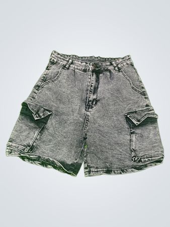 Gray Cargo Shorts