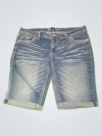 Blue Denim Shorts