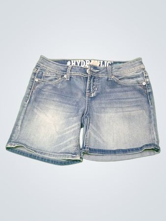 Hydraulic Denim Shorts