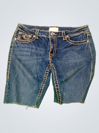 Blue Denim Shorts