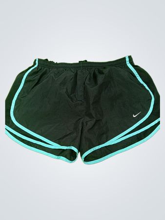 Nike Black Running Shorts with Blue Trim