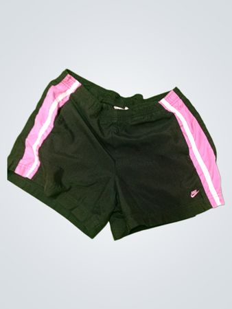 Nike Black Shorts with Pink Stripes