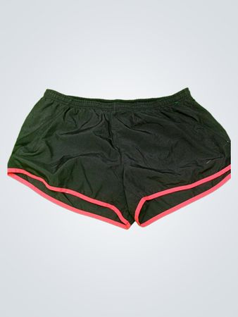 Adidas Black Running Shorts with Red Trim