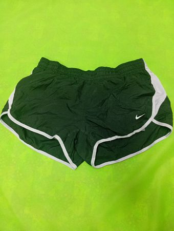 Nike Green and White Shorts