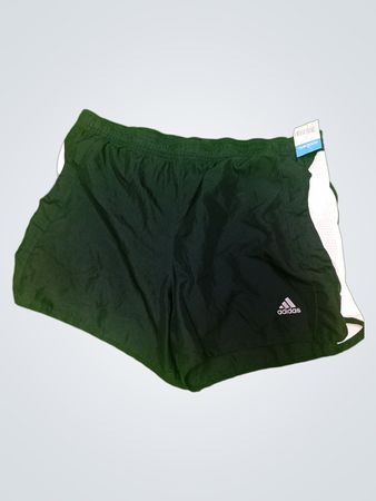 Adidas Women's Athletic Shorts Black with White Panels