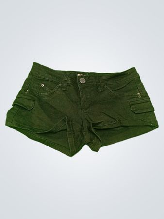 YMI Black Denim Cargo Shorts