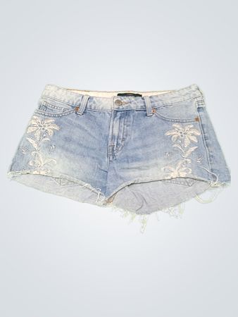 Lucky Brand Embroidered Denim Shorts