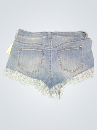 Frayed Denim Shorts