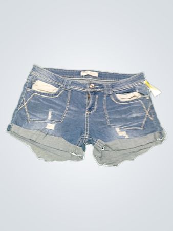 Zara Distressed Denim Shorts