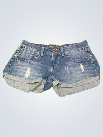 Blue Denim Shorts