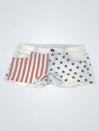 Xhilaration Patchwork Denim Shorts