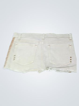 Mudd Distressed Embroidered Denim Shorts