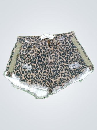 Leopard Print Shorts