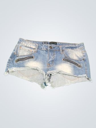 Rampage Distressed Denim Shorts