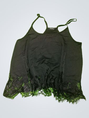 Storia Black Lace Trim Camisole