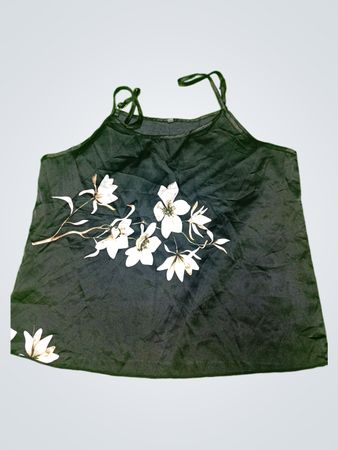 Black Floral Top