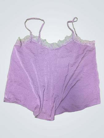 Lilac Lace-Trimmed Camisole