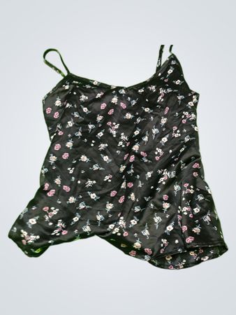 Black Floral Camisole