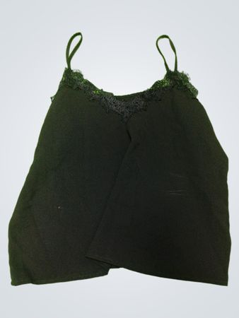 Black Camisole with Lace Trim