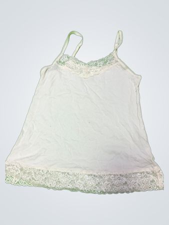White Lace Trim Camisole