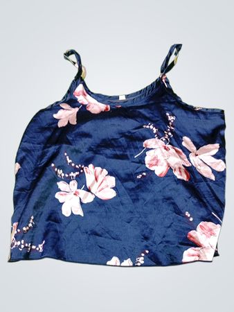 Blue Floral Cami Top