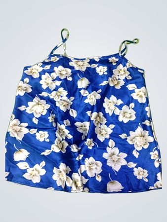 Blue Floral Camisole