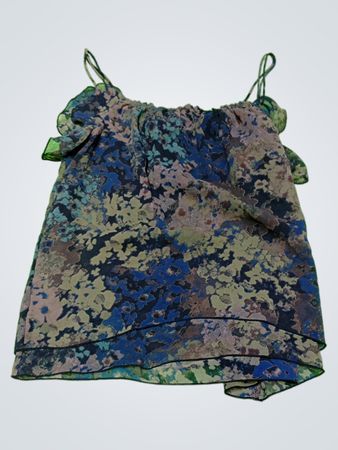 Blouse with Floral Pattern