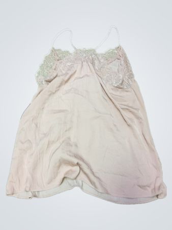 Beige Lace-Trimmed Cami