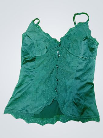 Green Lace Camisole